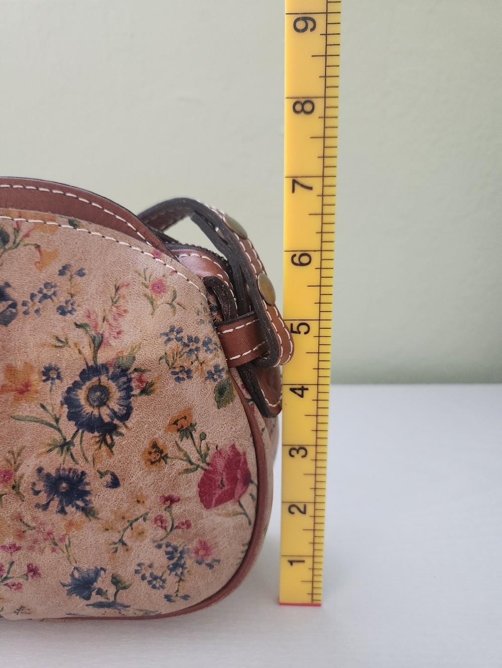 NWT Patricia Nash Leather Crossbody Purse - Prairie Rose - New In Bag + Wallet - Picture 9 of 14